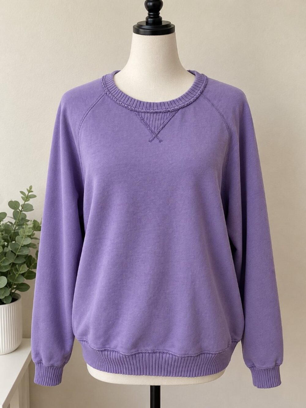 American Eagle “This Feels Seriously Lived-In” Purple Sweatshirt XS